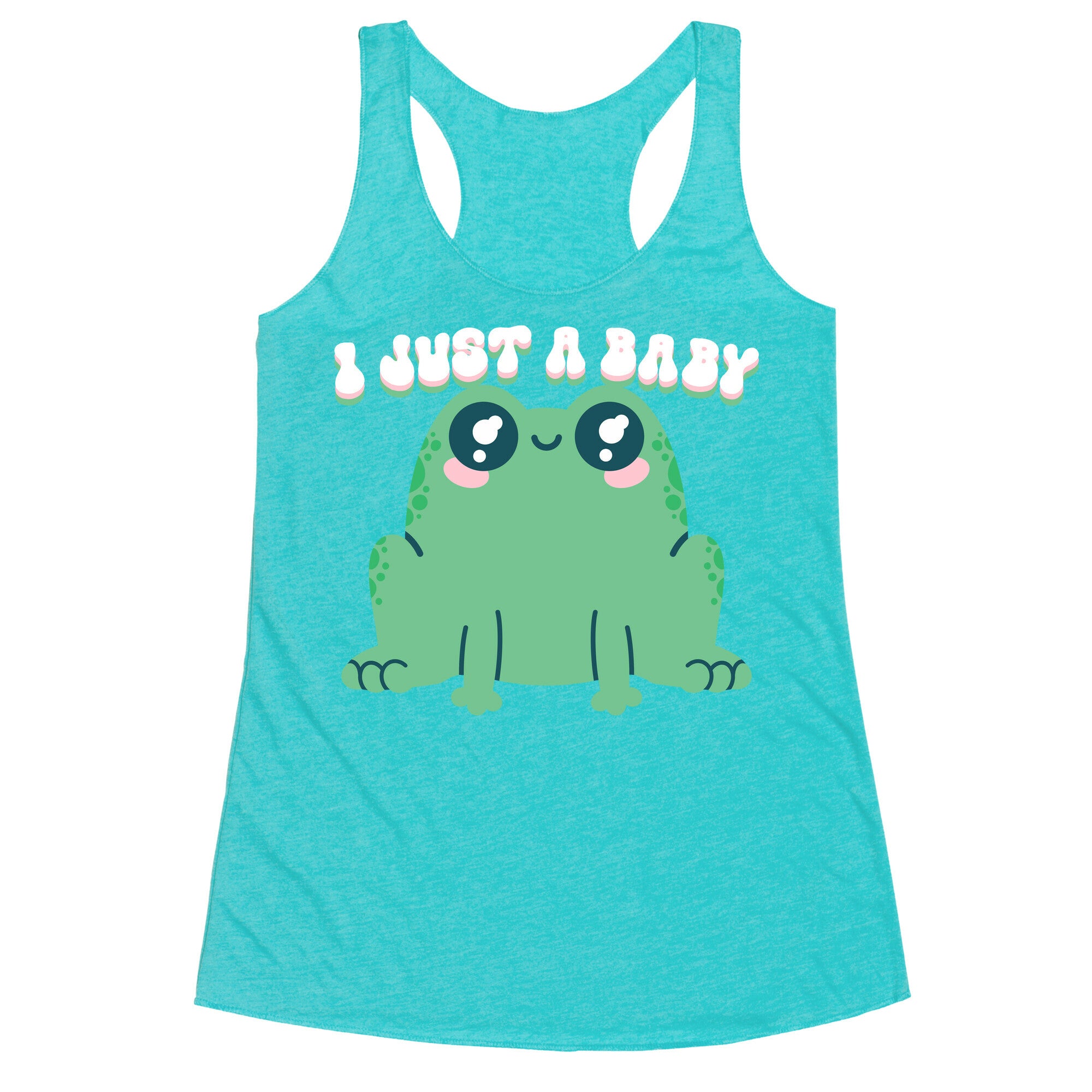 I Just A Baby Frog Racerback Tank